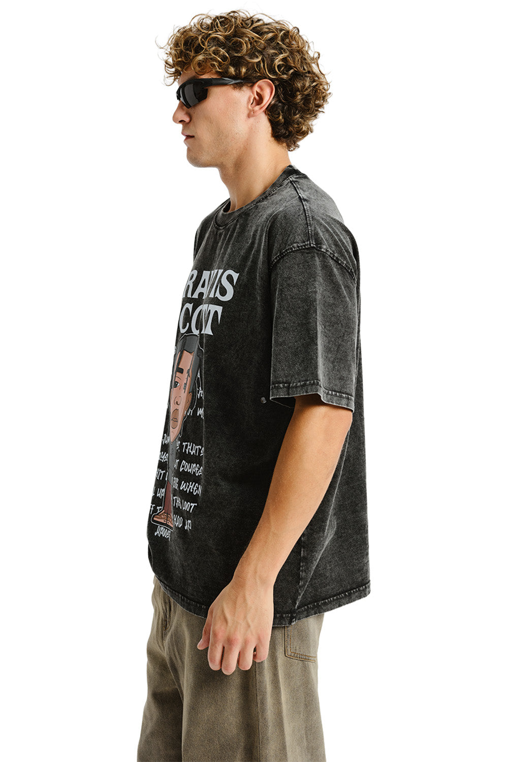 Travis Scott Faded Oversized T-shirt