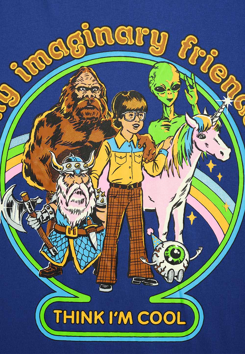 Imaginary Friends Blue Oversized T-Shirt