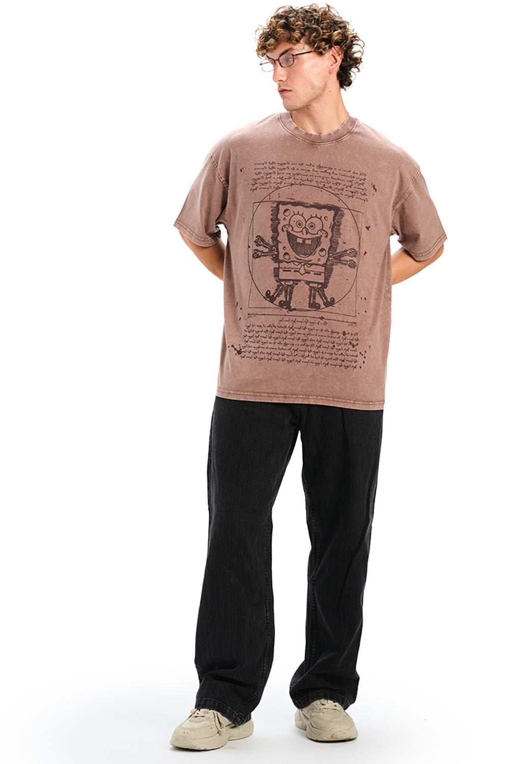 Dusty Brown SpongeBob T-shirt