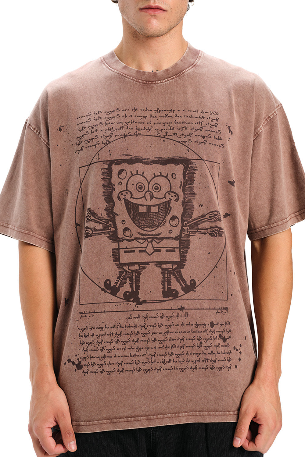 Dusty Brown SpongeBob T-shirt
