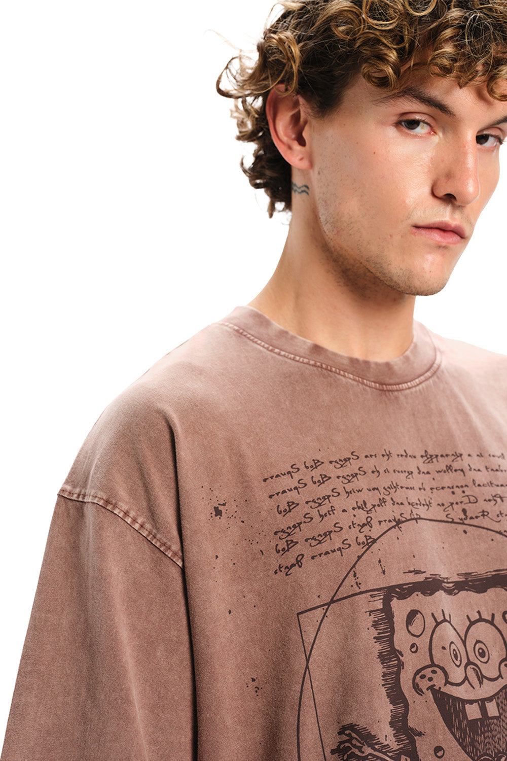 Dusty Brown SpongeBob T-shirt