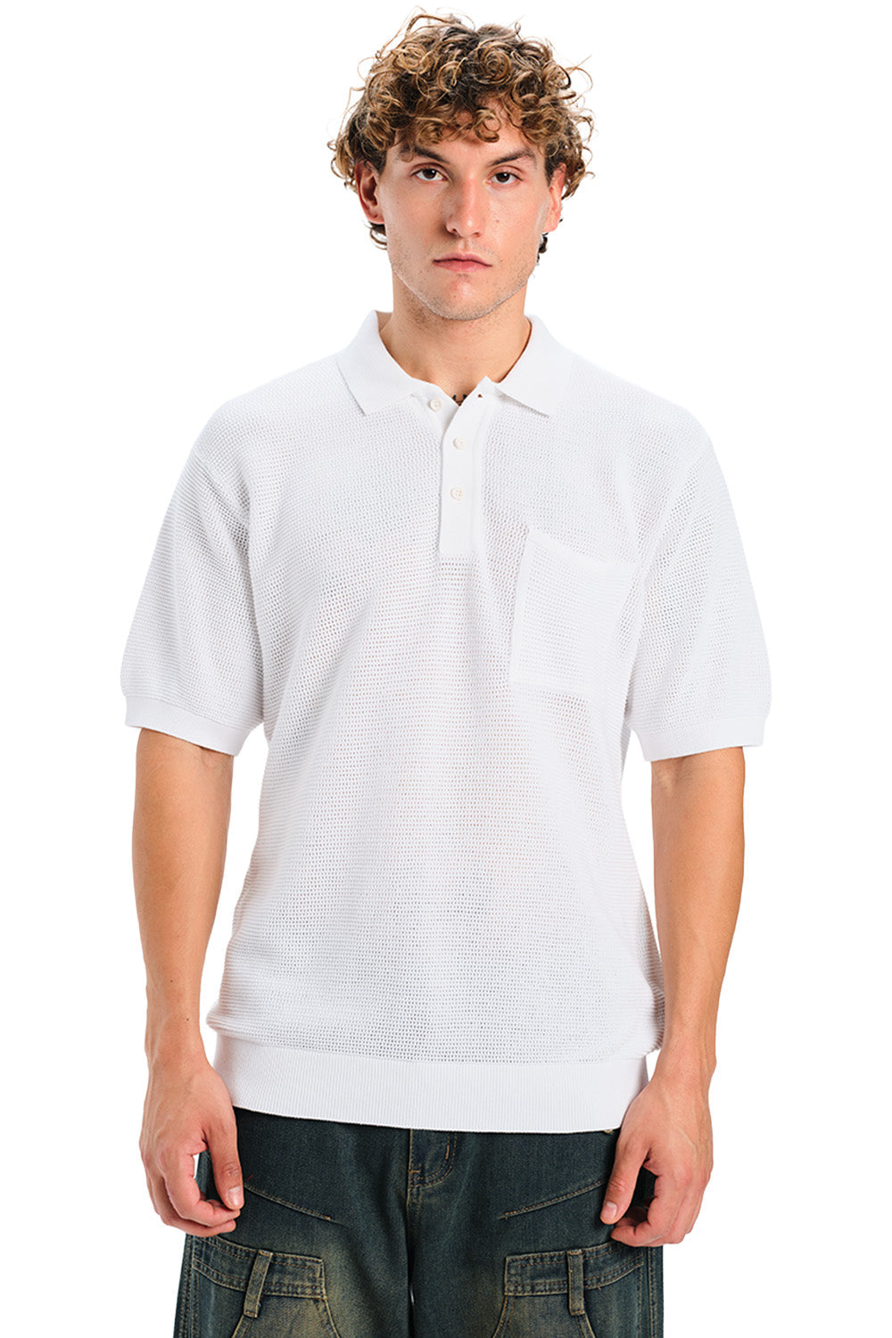 Ace Faded Premium Knit Polo