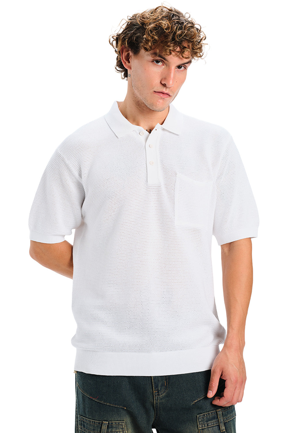 Ace Faded Premium Knit Polo