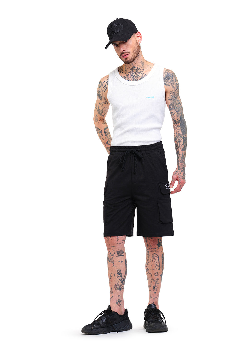 Signature 4 Pocket Black Utility Shorts