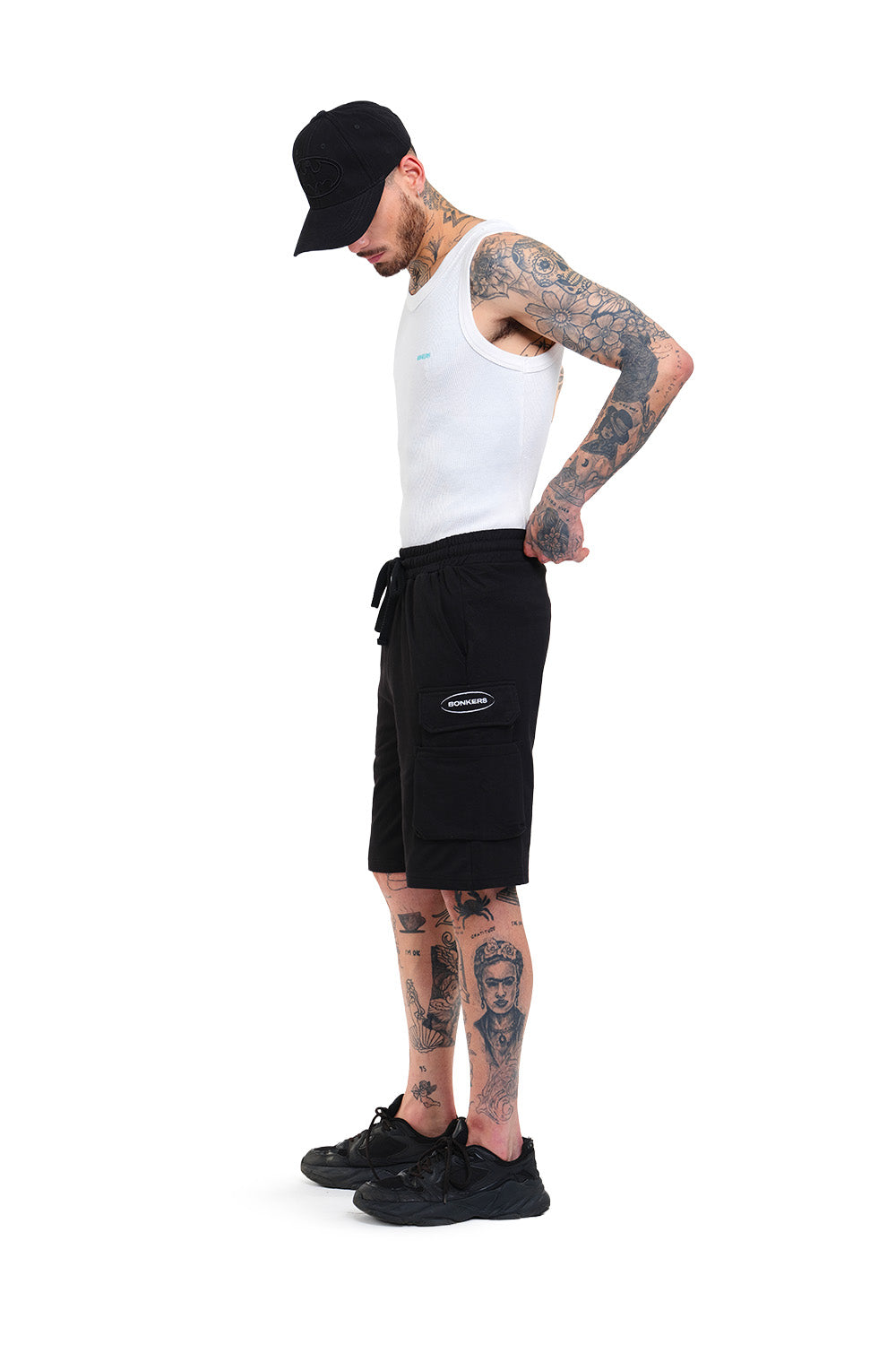Signature 4 Pocket Black Utility Shorts