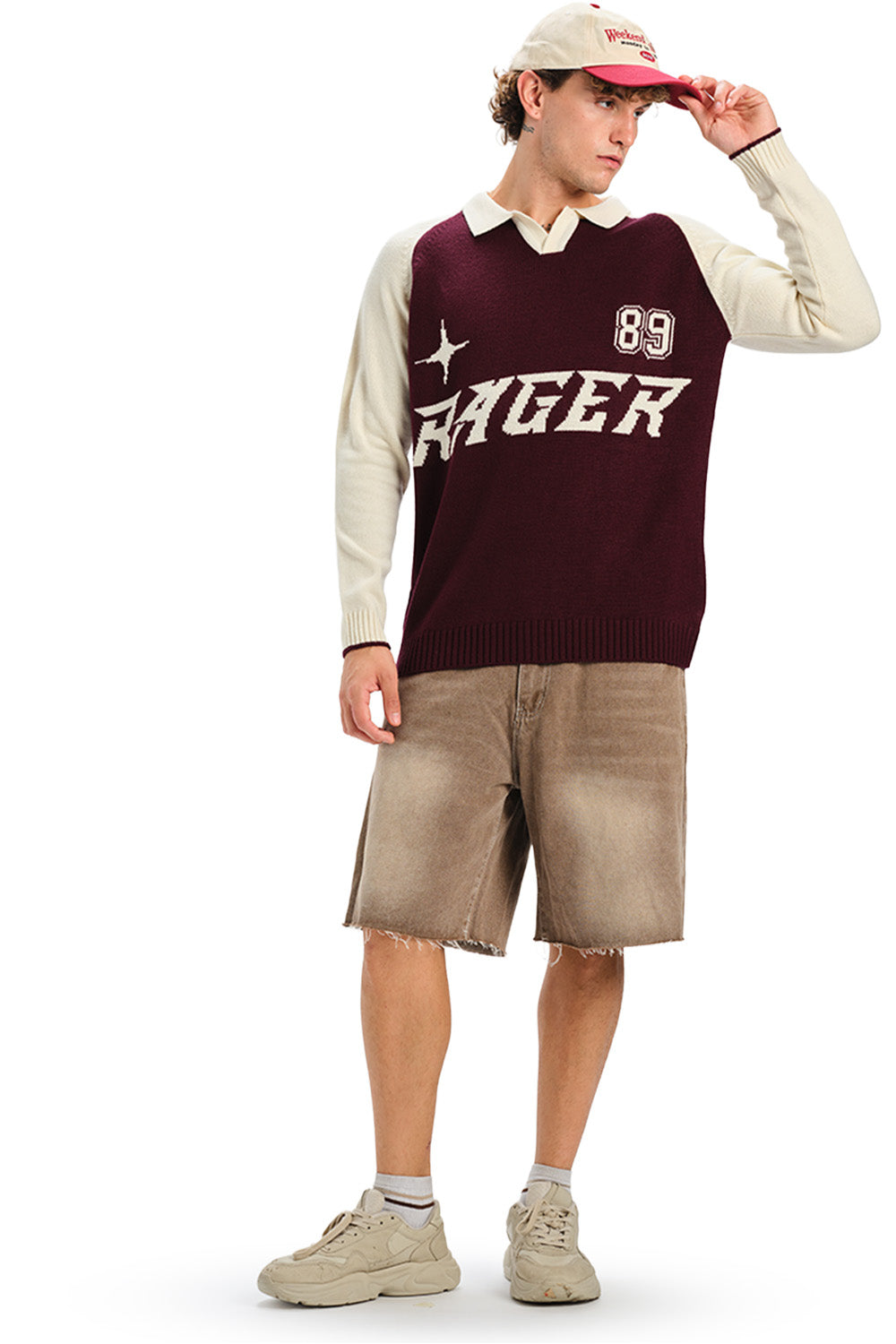 Rager Full Sleeve Knit Polo