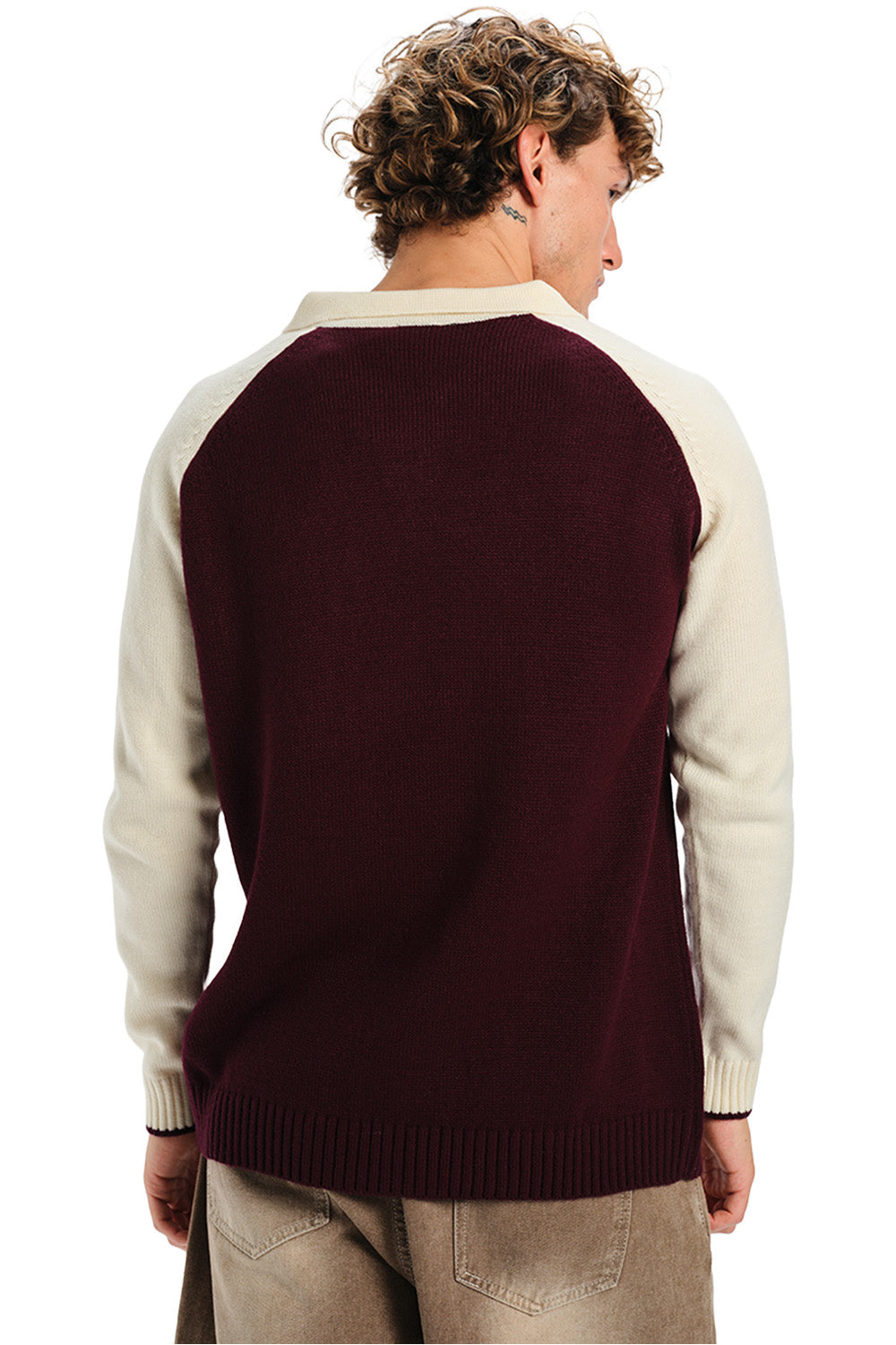 Rager Full Sleeve Knit Polo