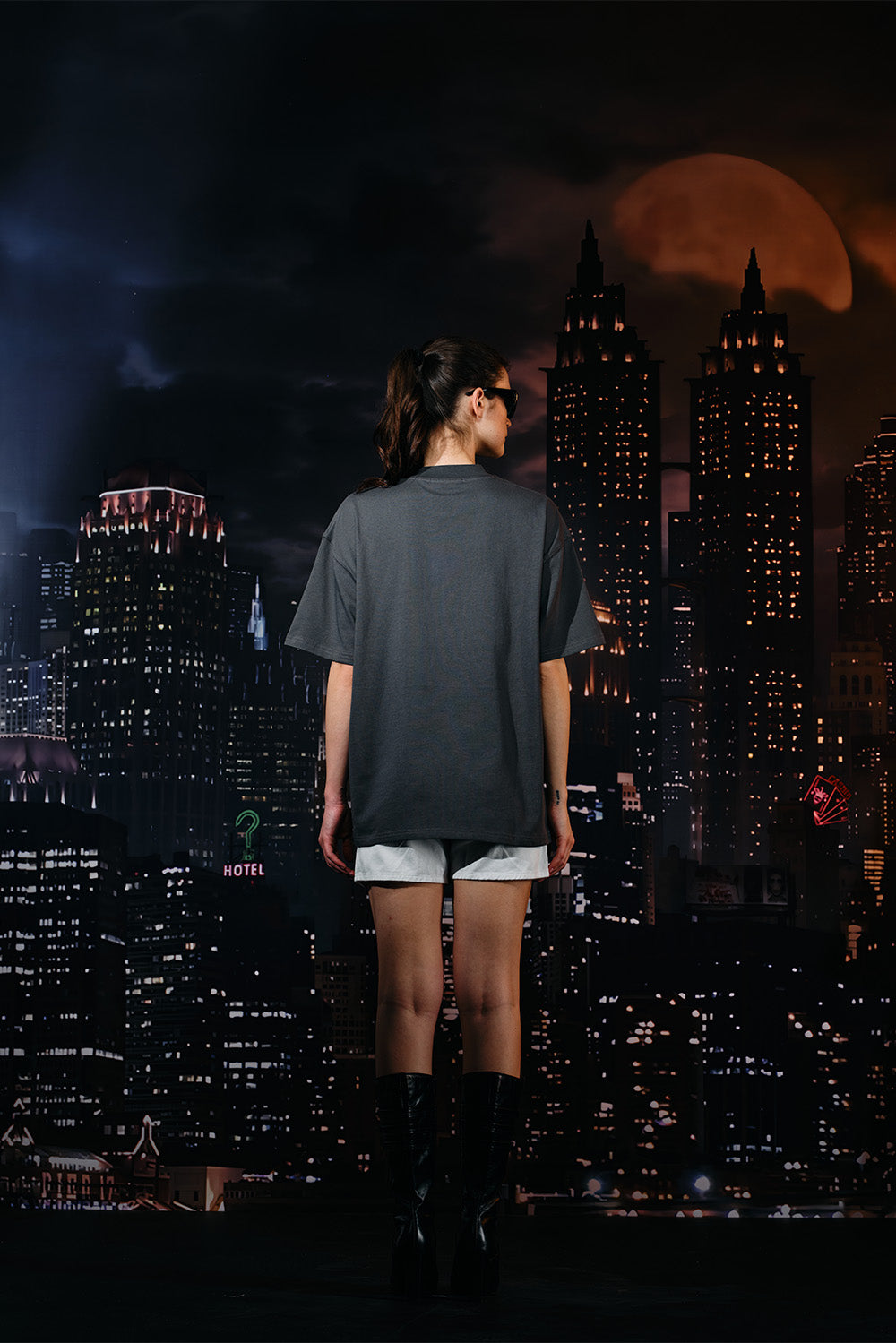 Bat Toon Oversized T-shirt