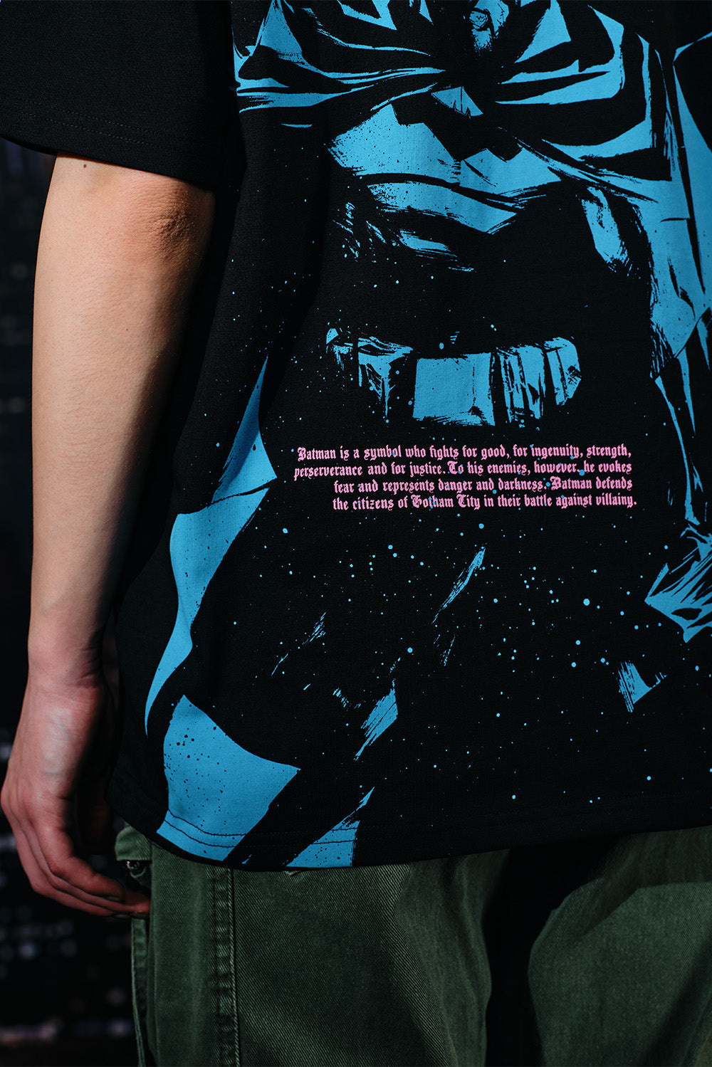 Bat In Dark Oversized T-shirt