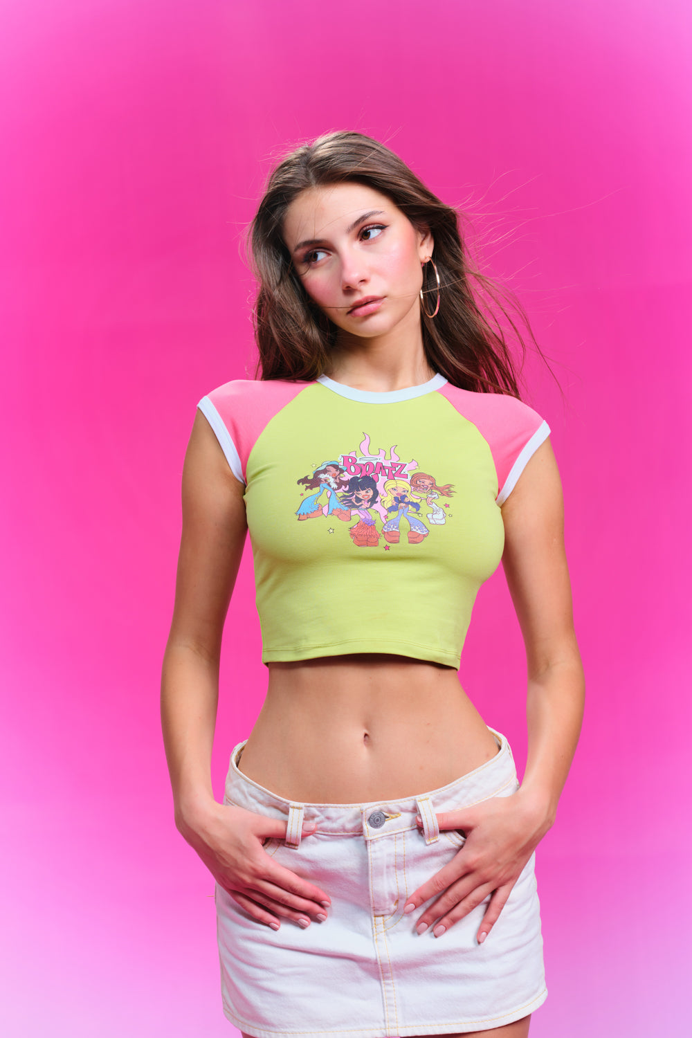 Bratz Color Pop Raglan Top