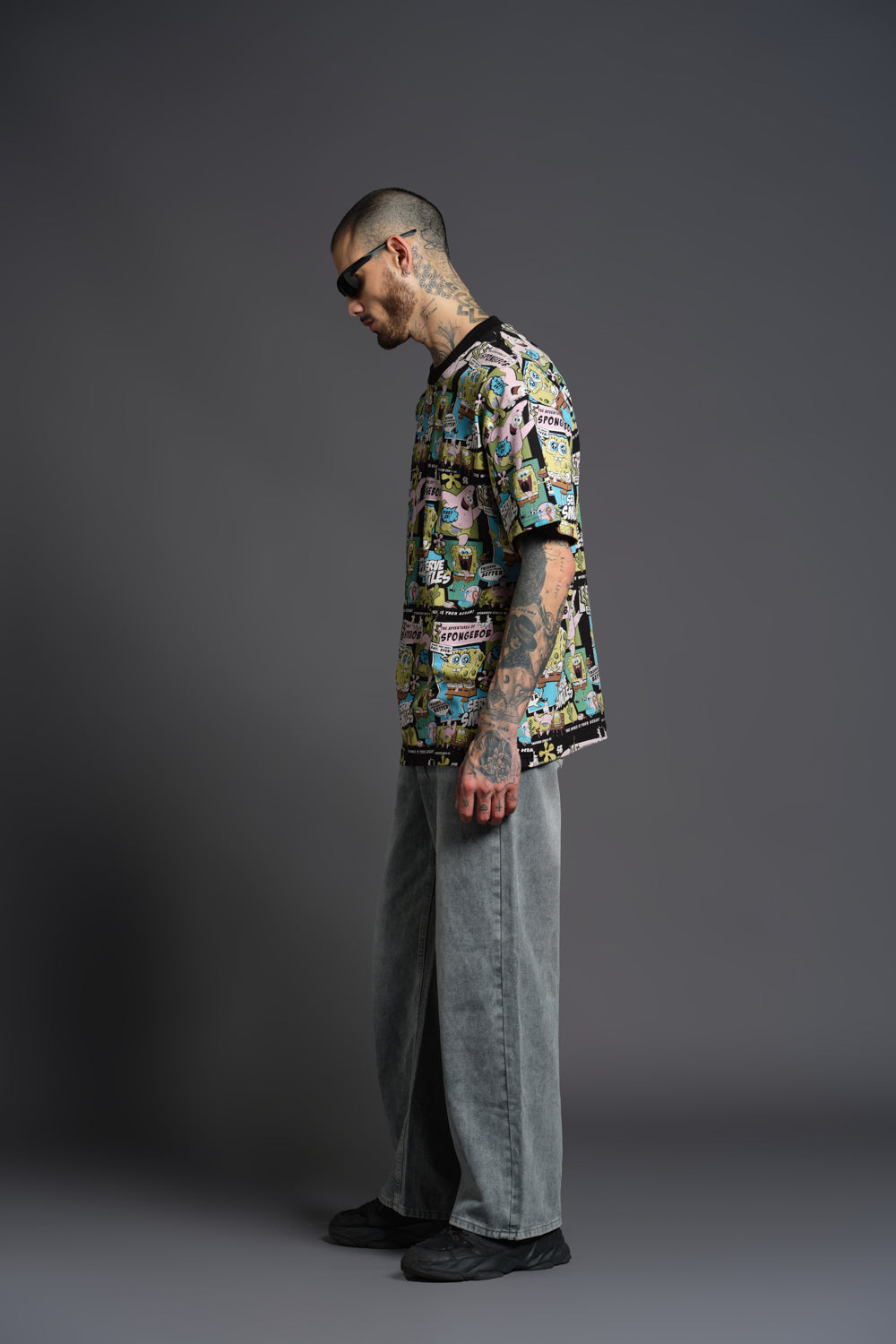 The Adventure Of SpongeBob Oversized T-shirt