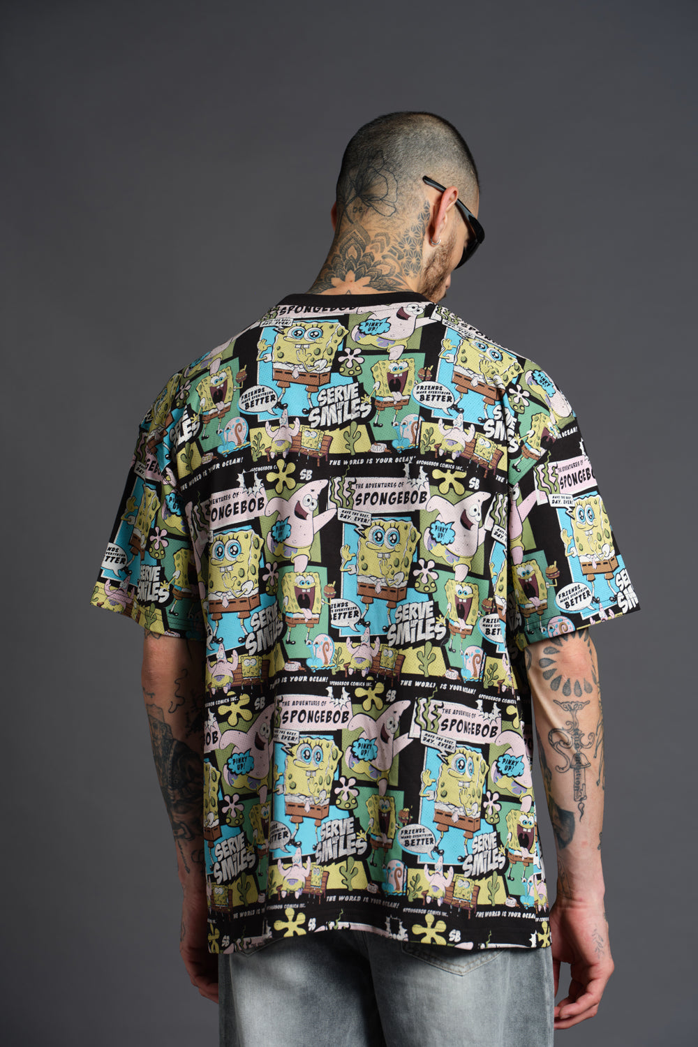 The Adventure Of SpongeBob Oversized T-shirt