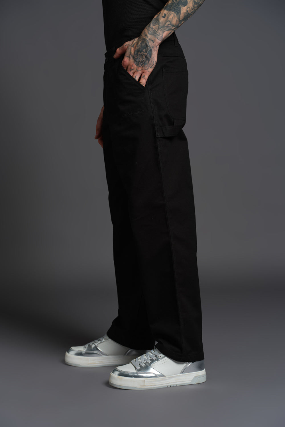 Black Carpenter Pants