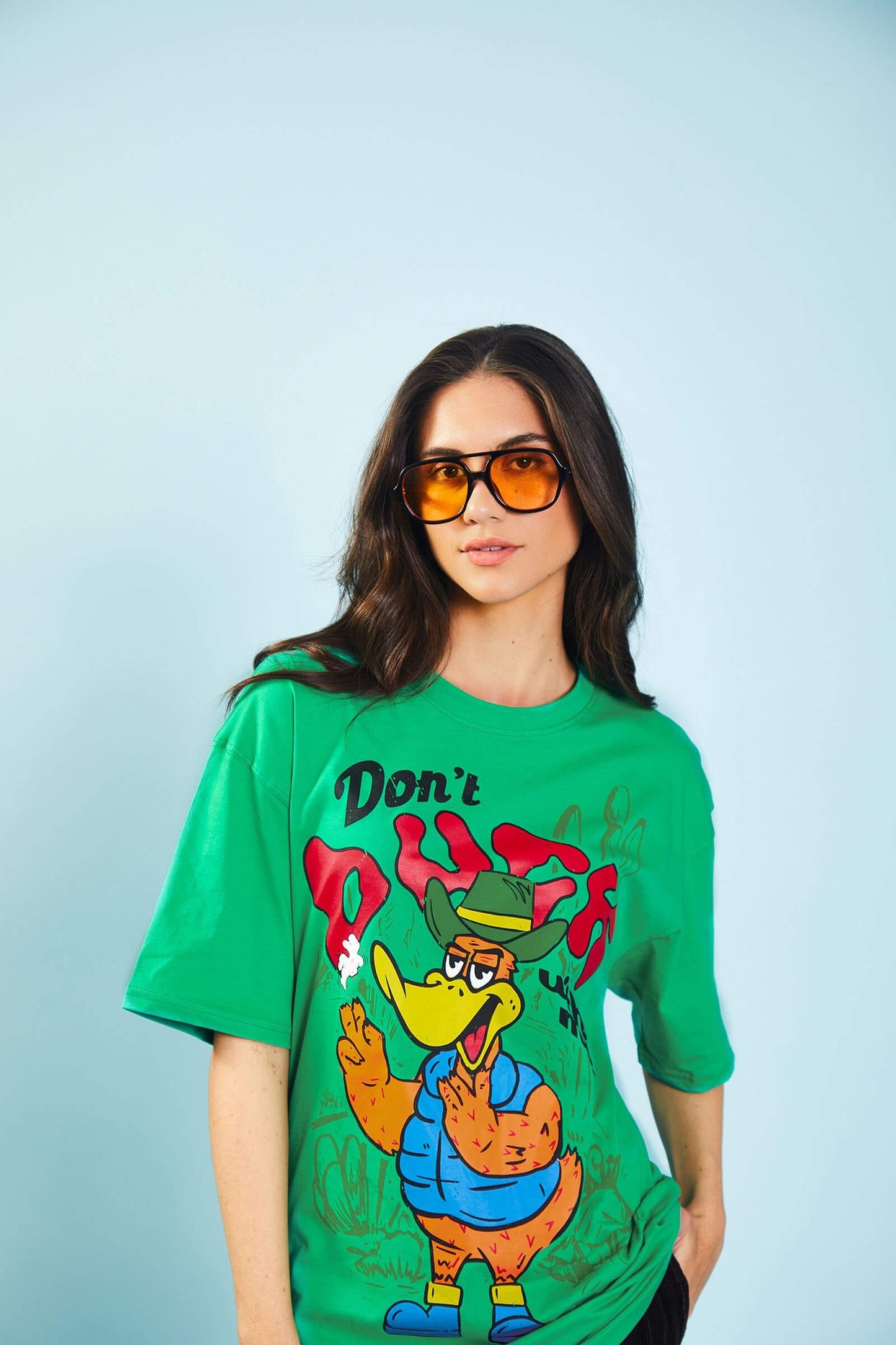 Don't Duck With Me Oversized T-Shirt