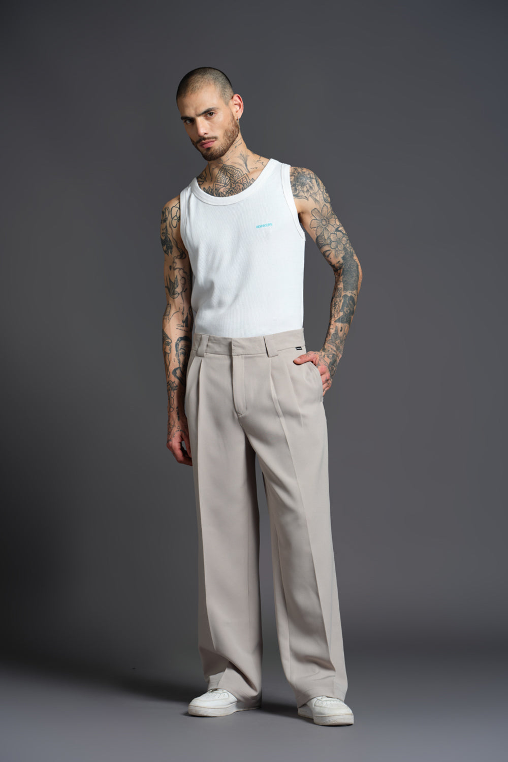 Moonstone Loose Fit Tailored Trouser