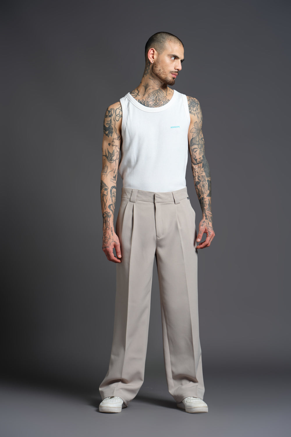 Moonstone Loose Fit Tailored Trouser