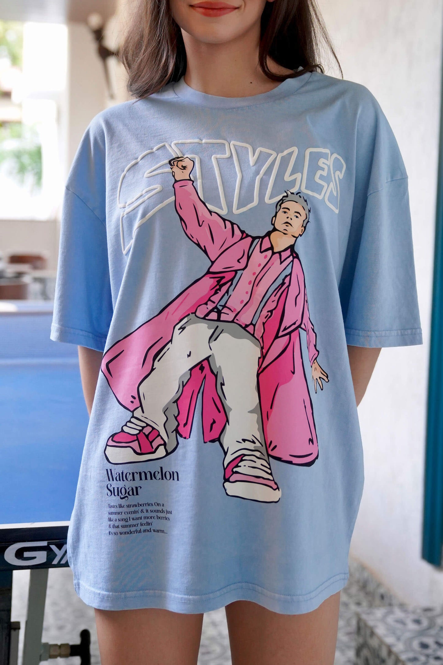 Styles Faded Effect Oversized T-Shirt