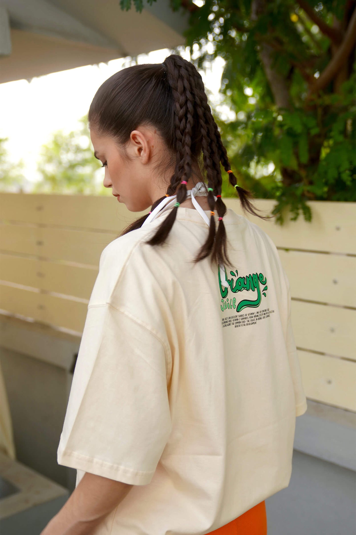 Orange Oversized T-shirt