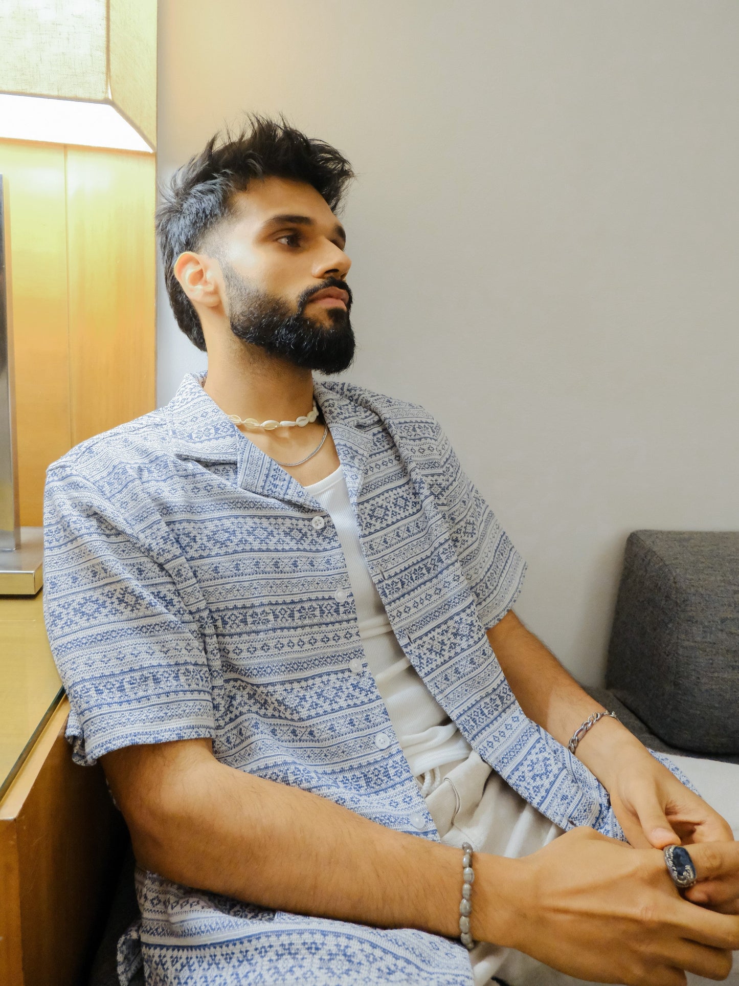 Resort Shirt - Ajmer Blue