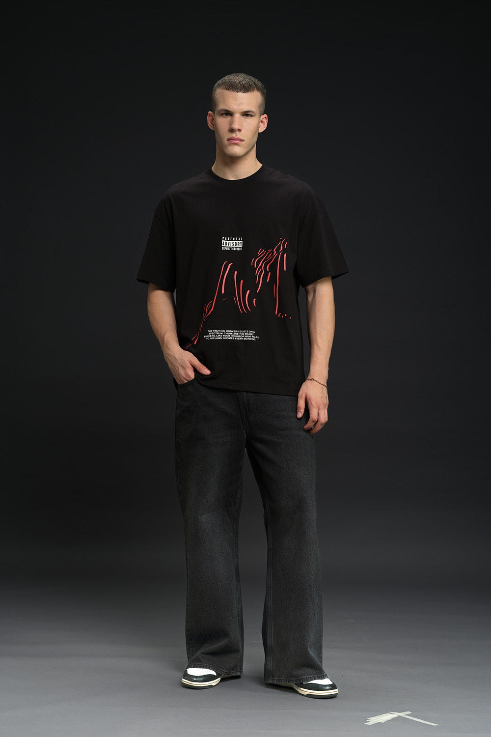 Censored Chaos Oversized T-shirt