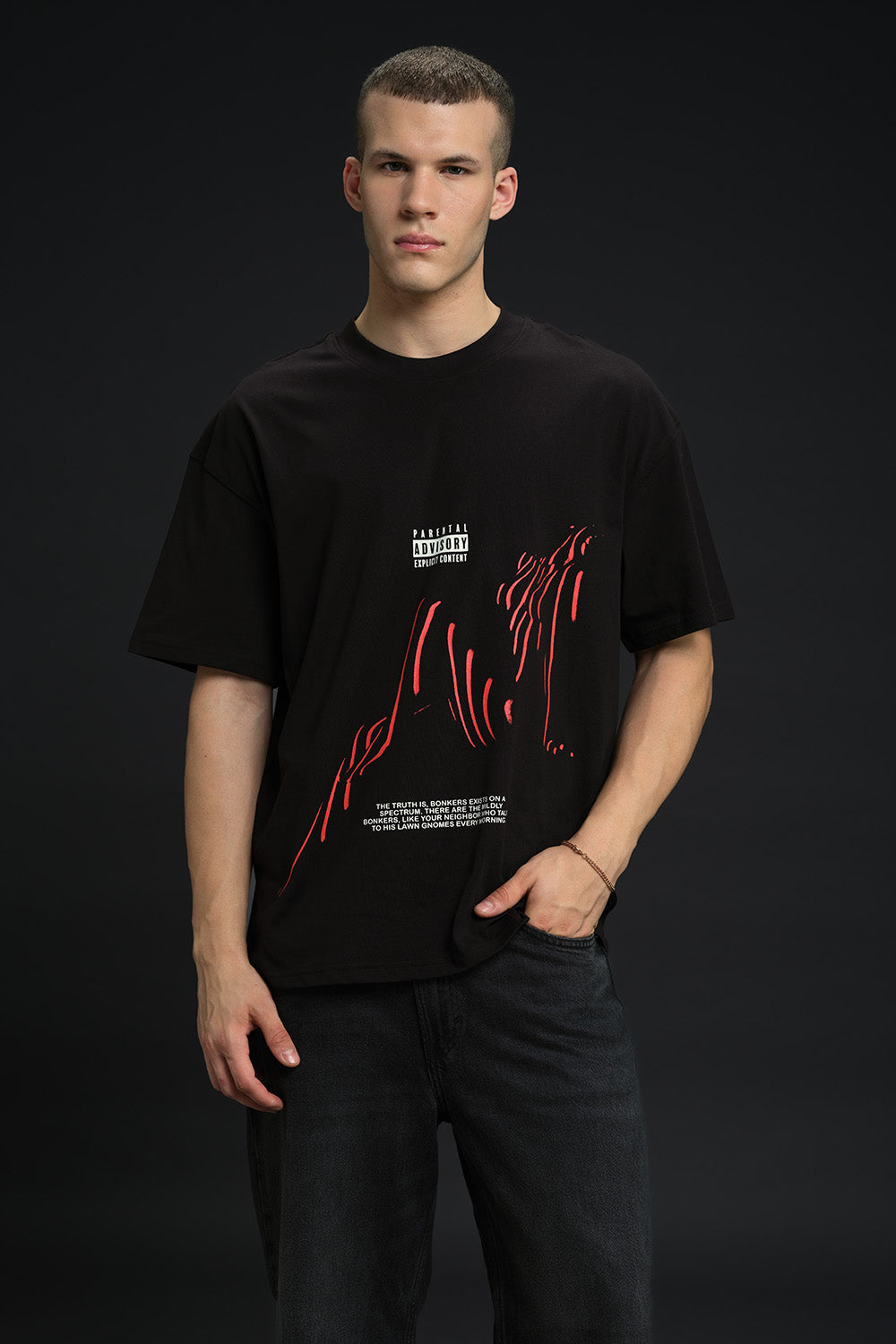 Censored Chaos Oversized T-shirt