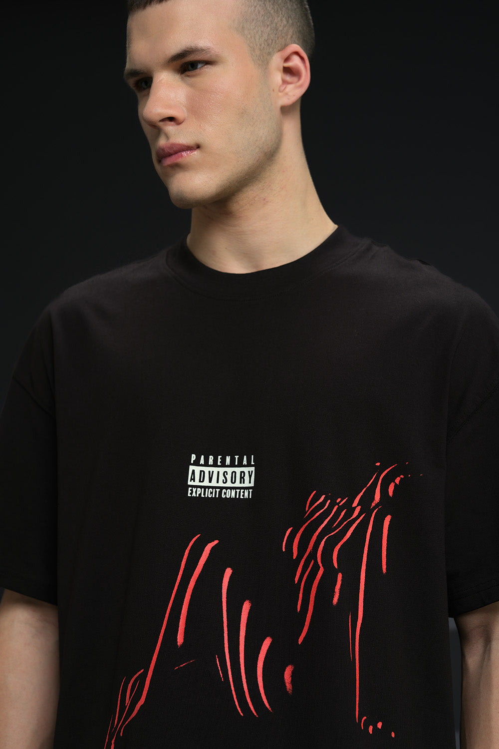 Censored Chaos Oversized T-shirt