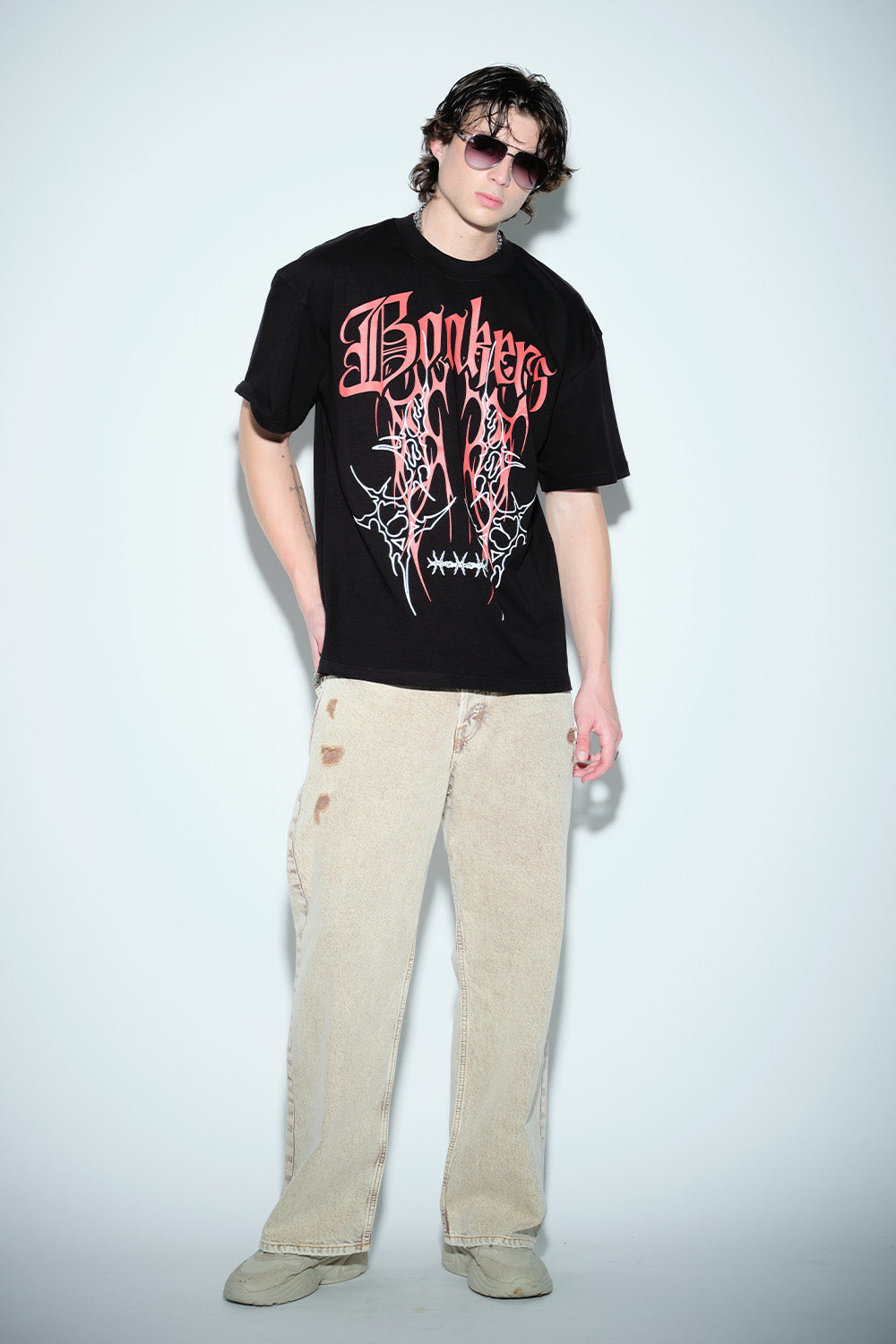 Crimson Thorns Oversized T-shirt