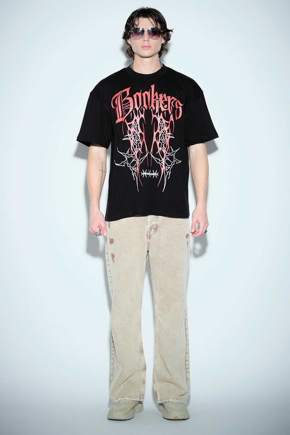 Crimson Thorns Oversized T-shirt