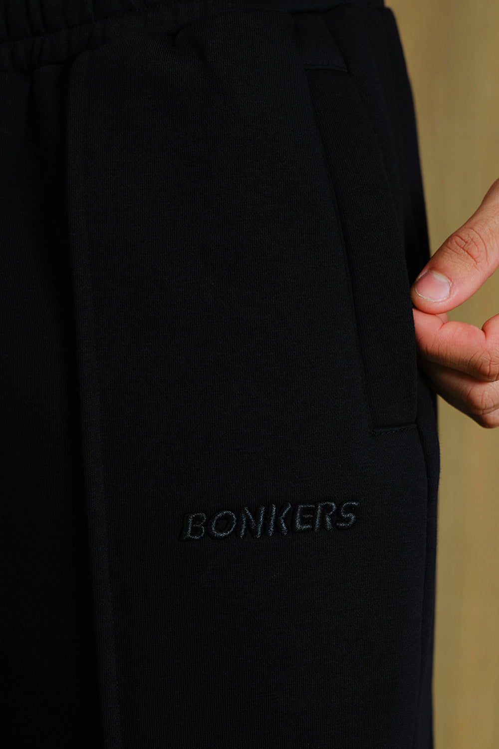 Diminutive Black Wide Leg Joggers