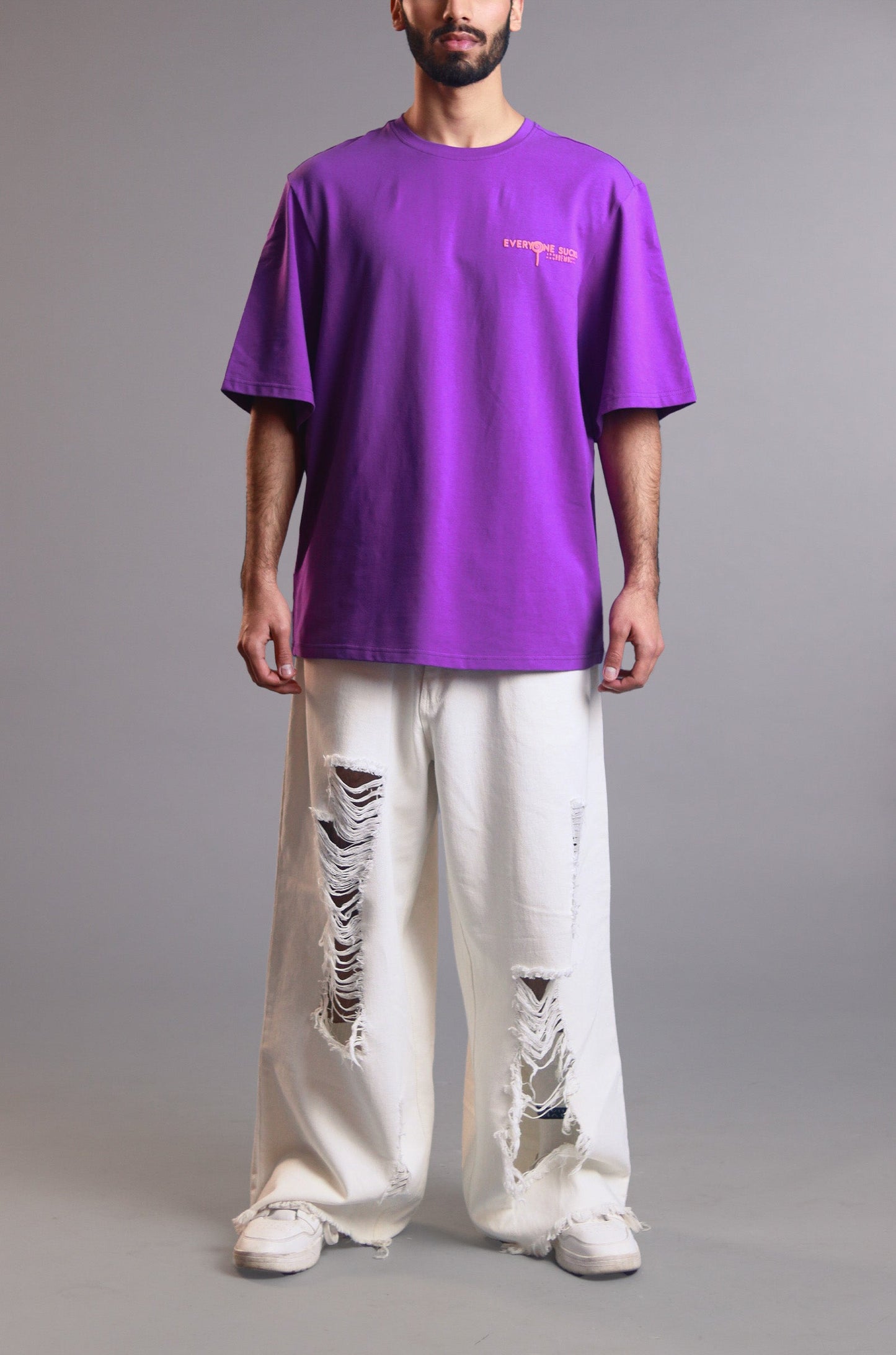 Everyone Sucks' T-shirt (Purple)