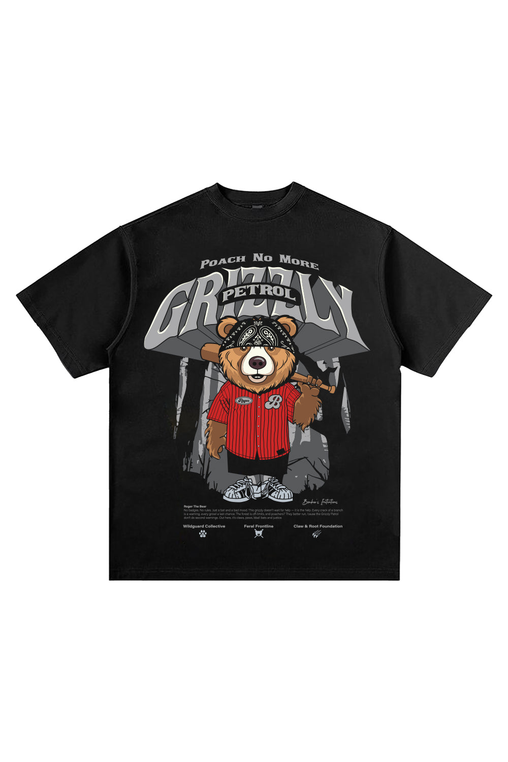 Grizzly Rebellion Oversized T-shirt