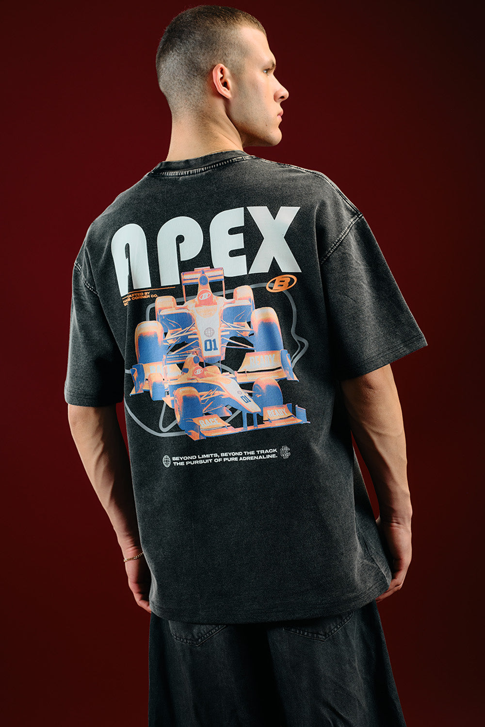 Faded Apex Beyond Limits Oversized T-shirt