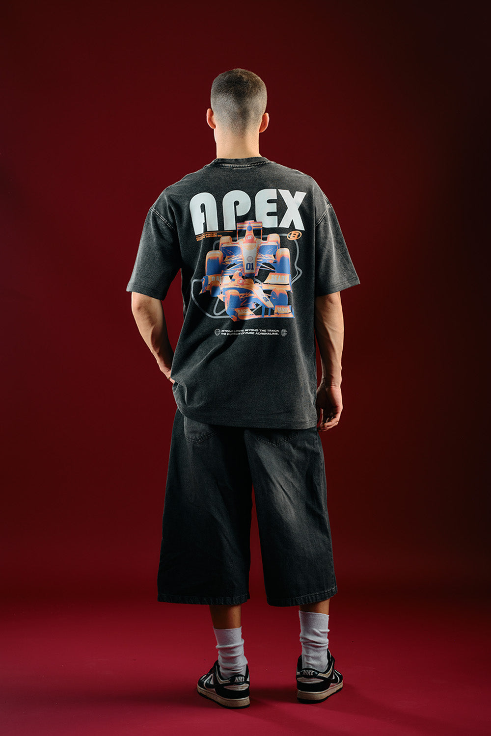 Faded Apex Beyond Limits Oversized T-shirt