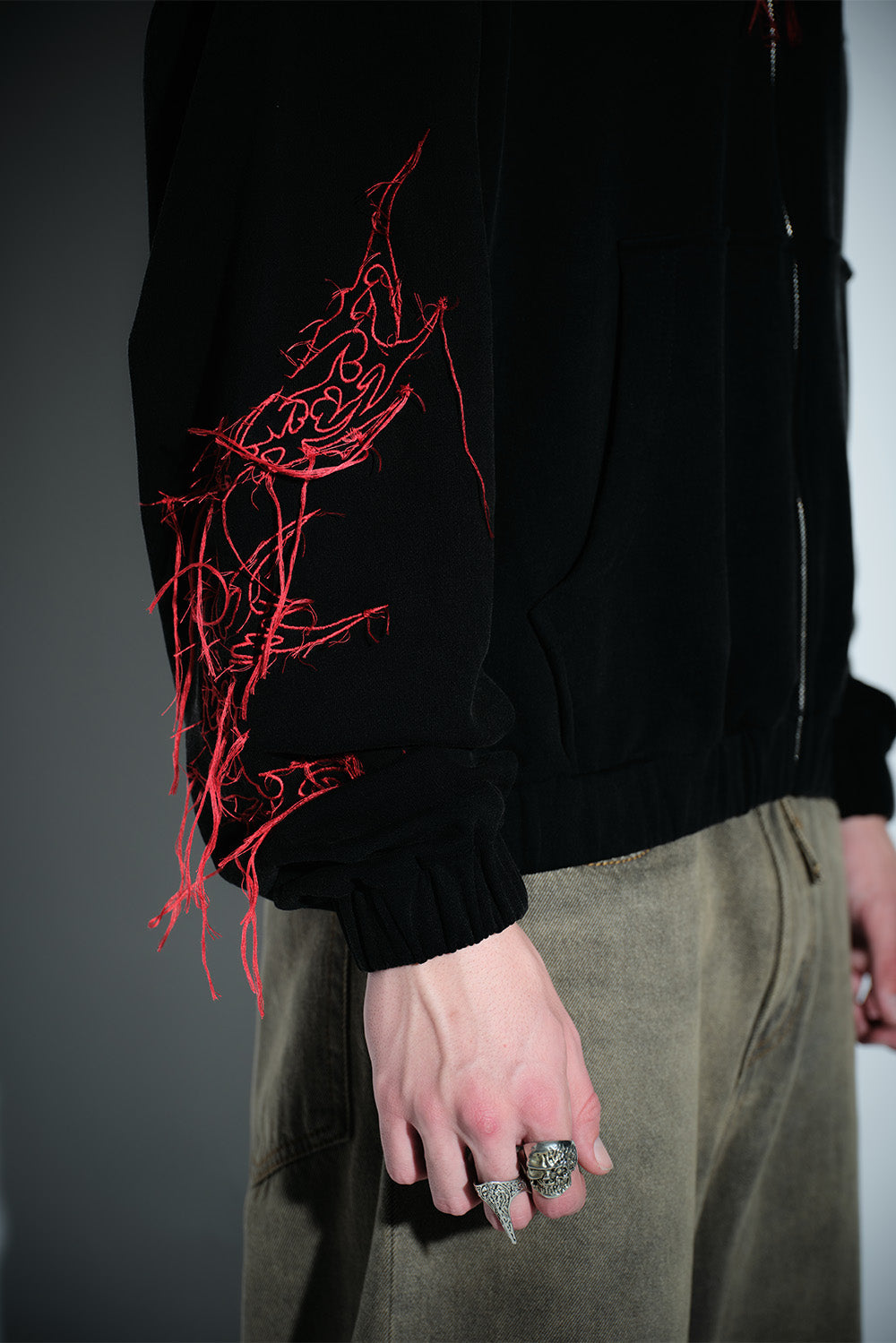 Fangline Zipper Jacket