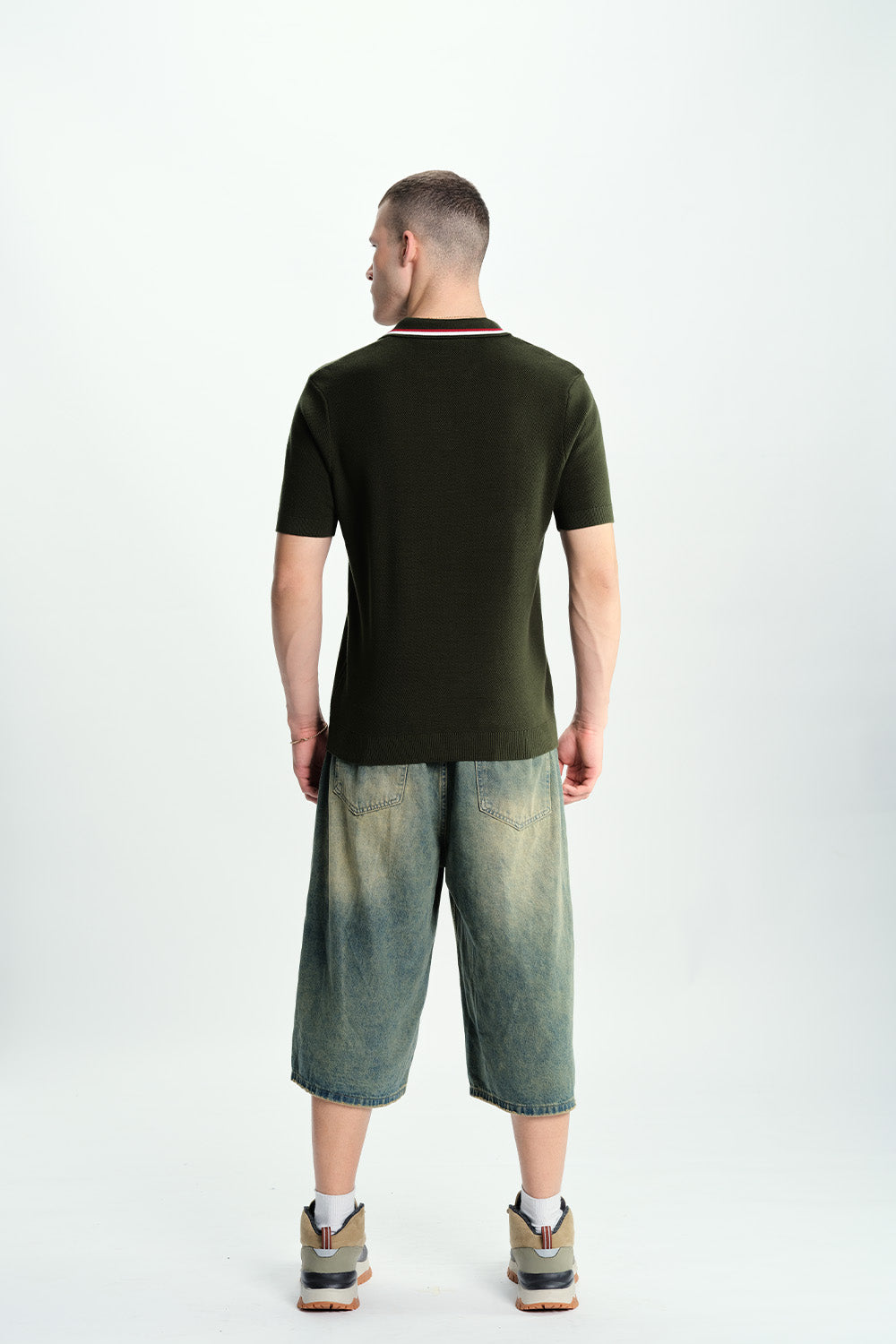 Field Olive Knit Polo