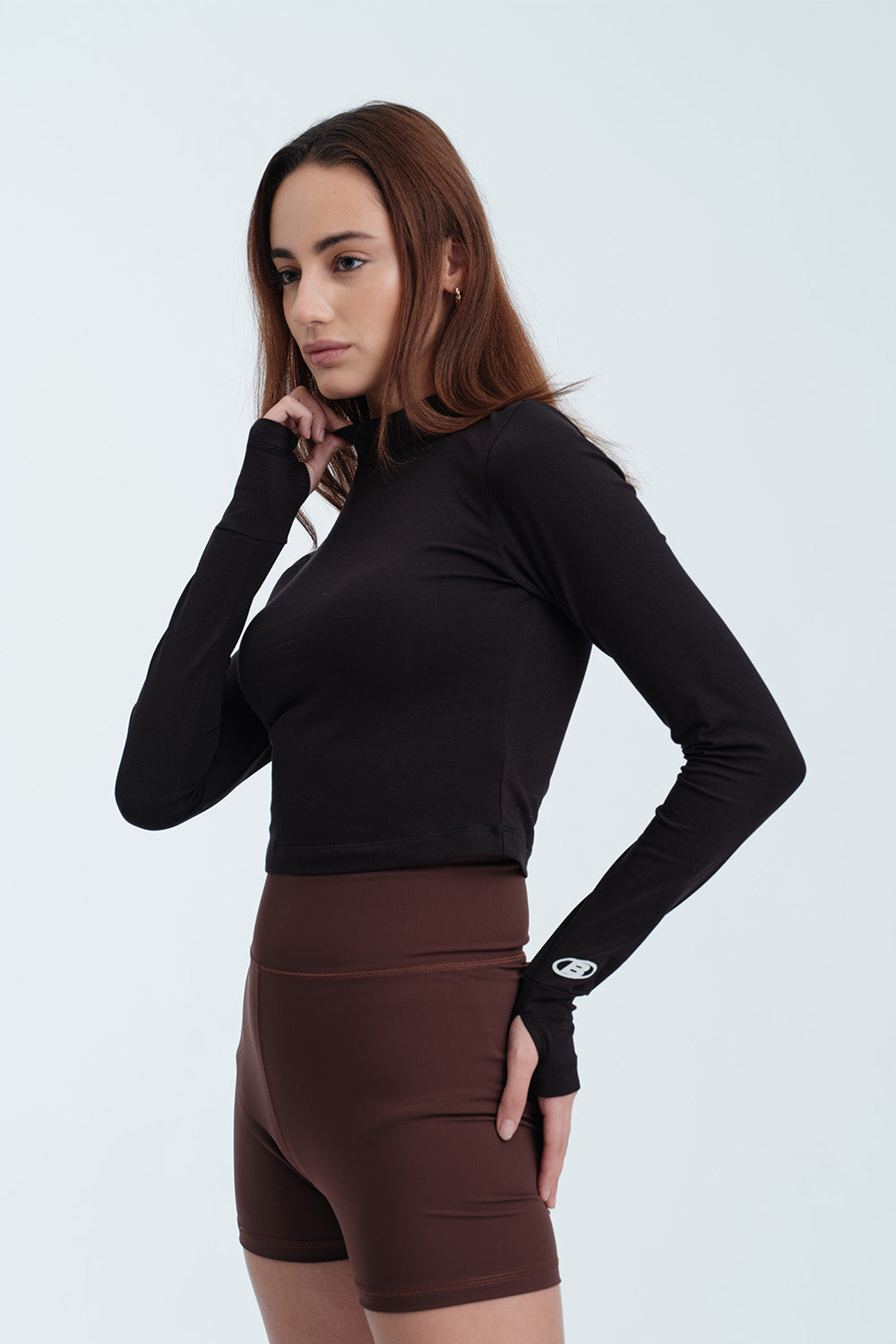 Flex Full Sleeves Crop Top