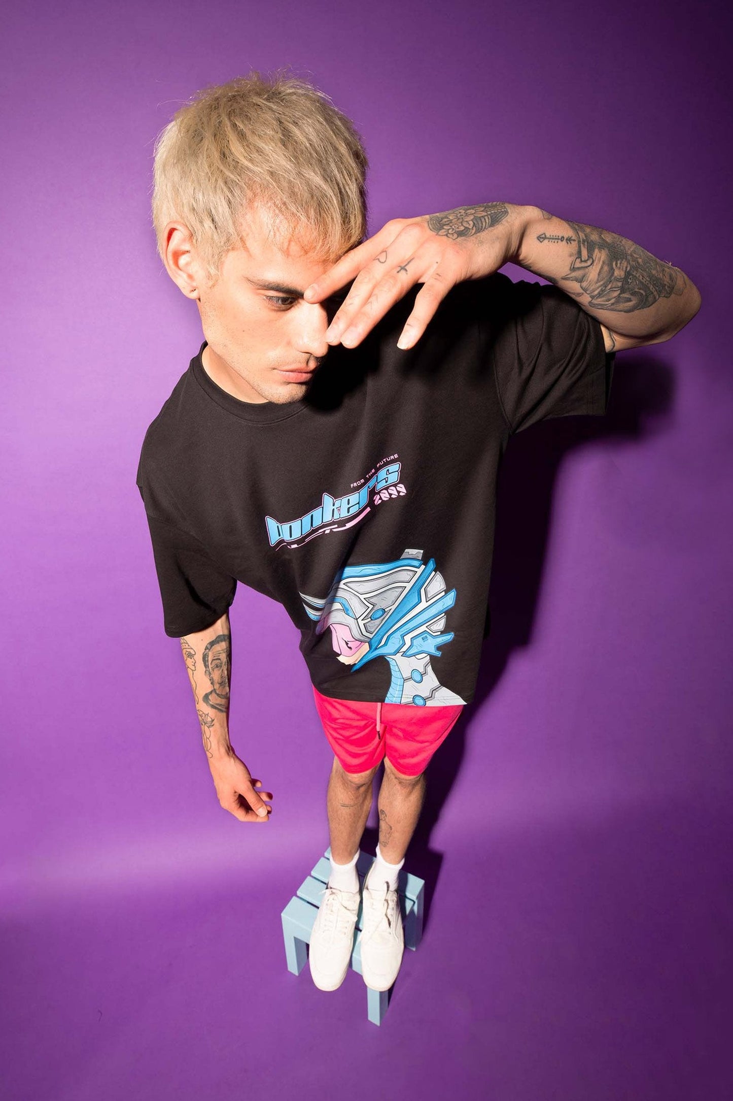 Bonkers Futuristic Oversized T-Shirt