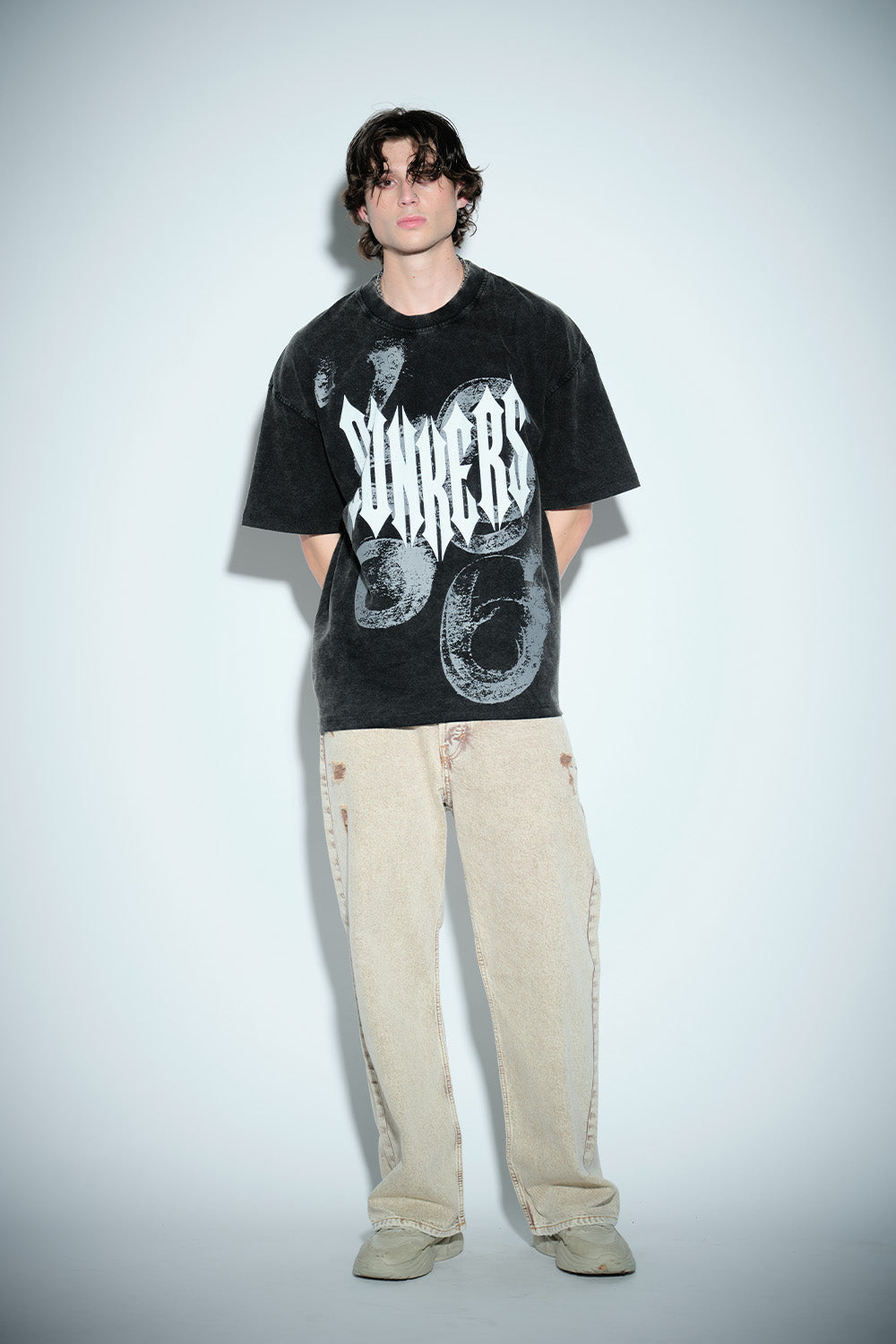 Gothic Spikes Oversized T-shirt