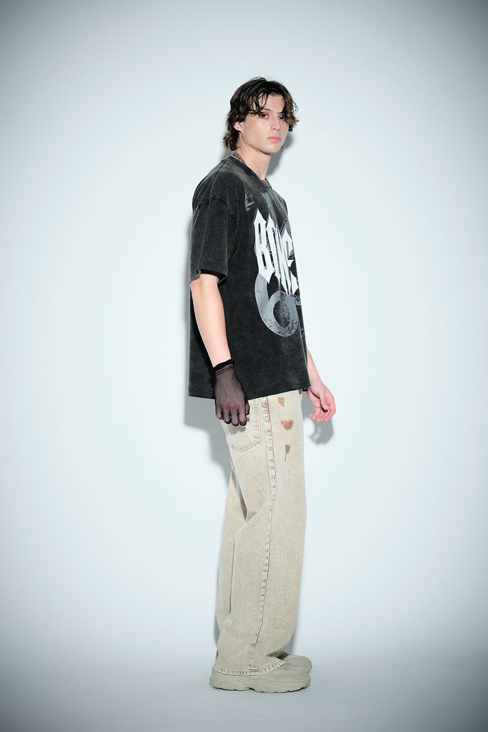 Gothic Spikes Oversized T-shirt