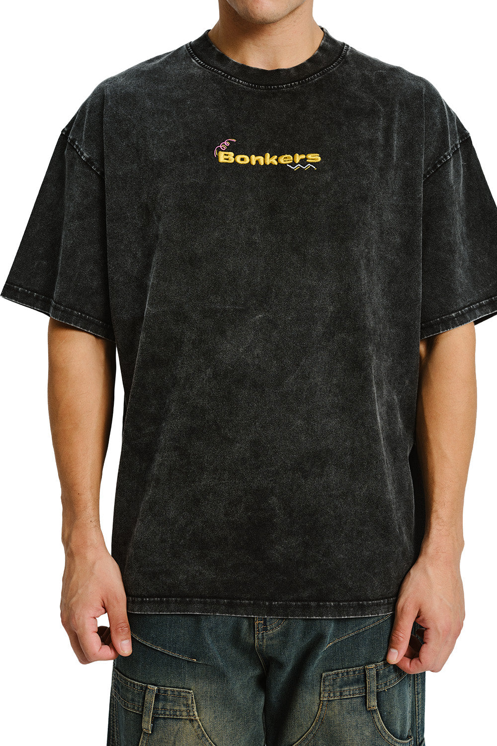 Homeboys Faded Black Oversized T-shirt