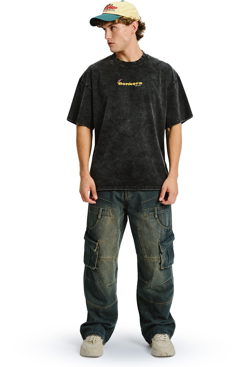 Homeboys Faded Black Oversized T-shirt