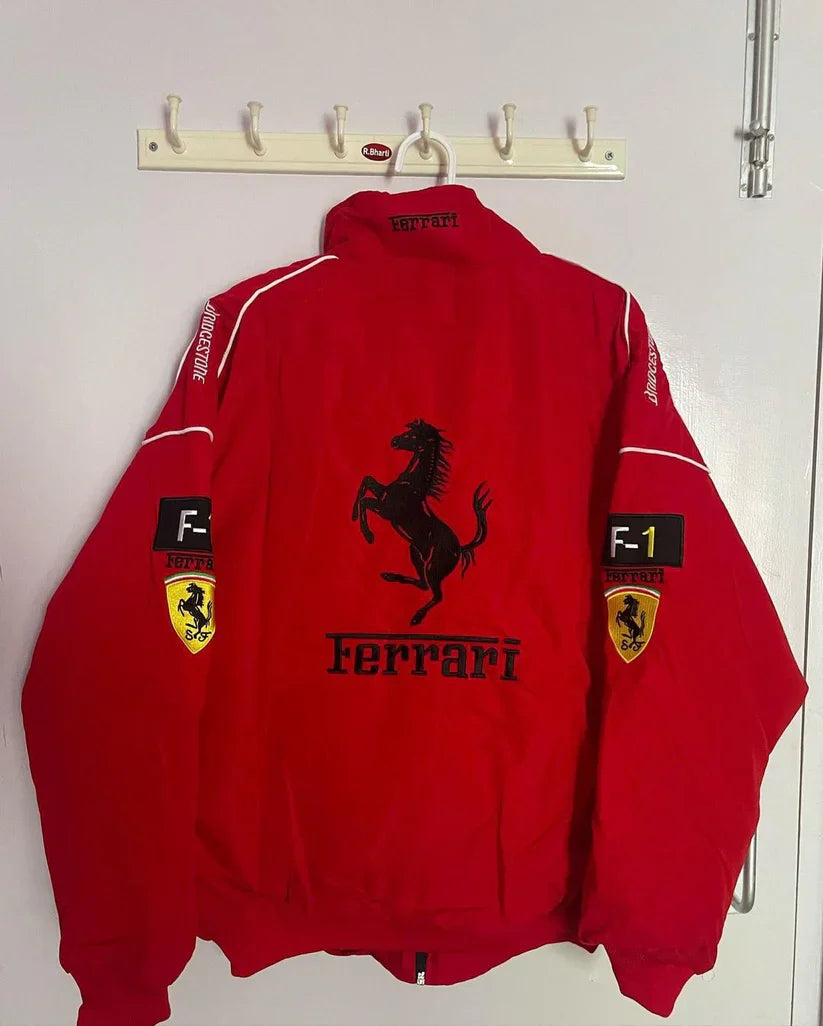 Farrari F1 Vintage Racing jacket: comfortable And partywear At Mercy Wear - Prime Fitz