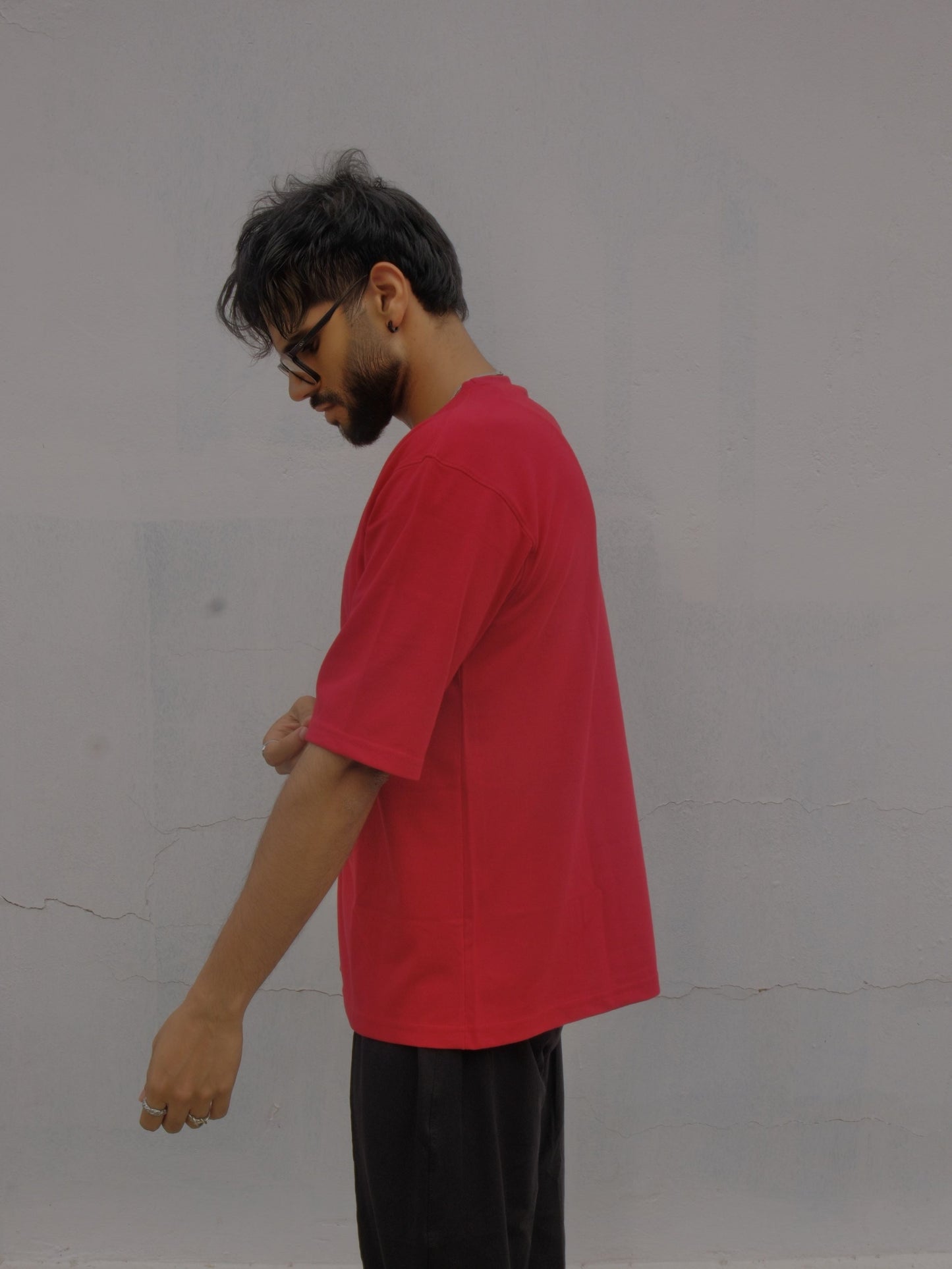 Everyday Oversized Tee - Red Flag