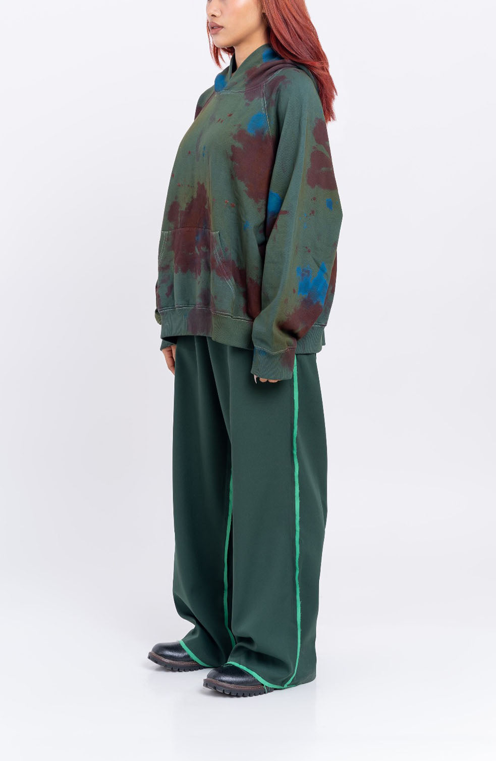 Huemn Blood Washed Hoodie (Green)