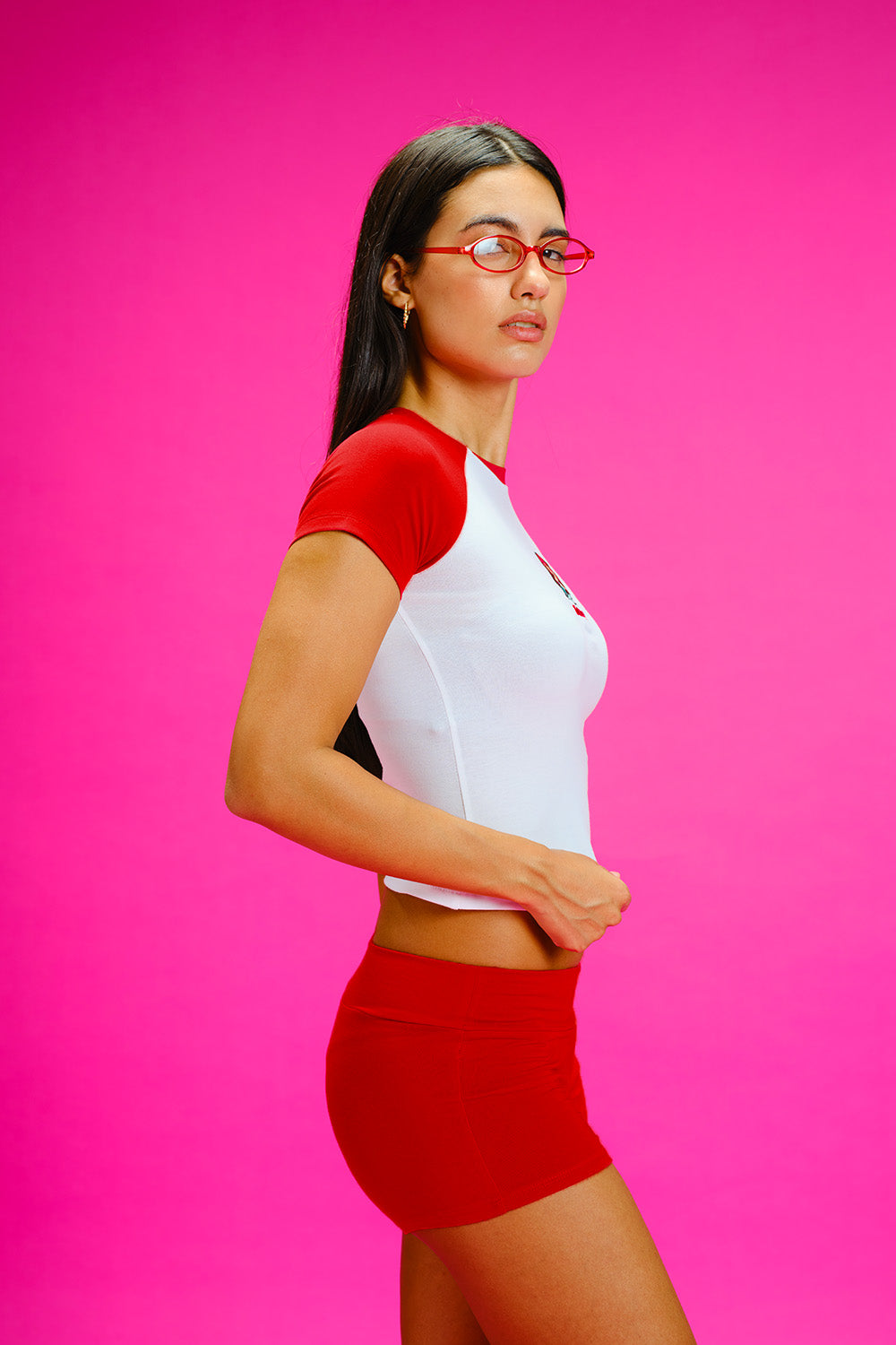 Little Mermaid Raglan Sleeves Baby Tee