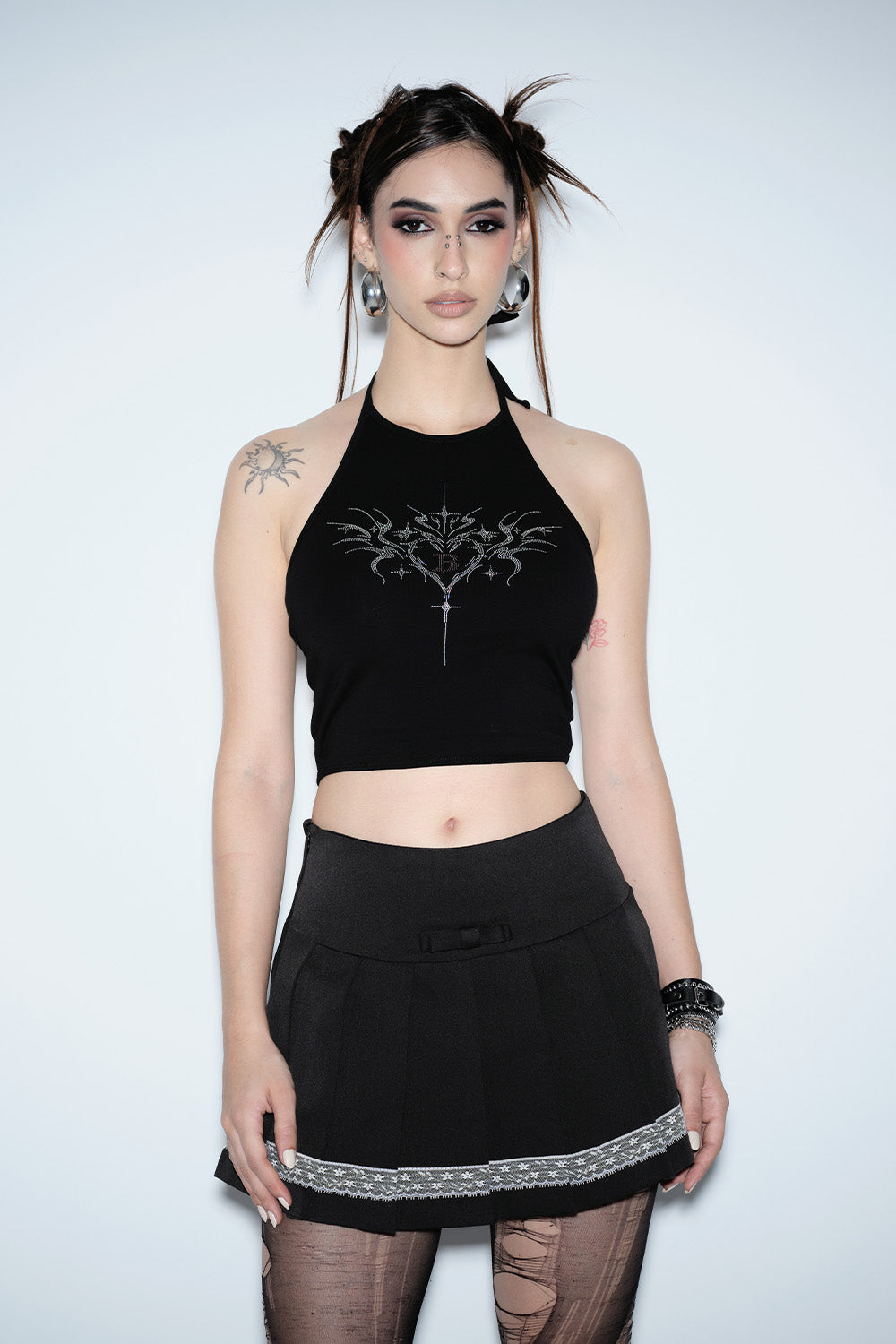 Love Circuit Halter Neck Top