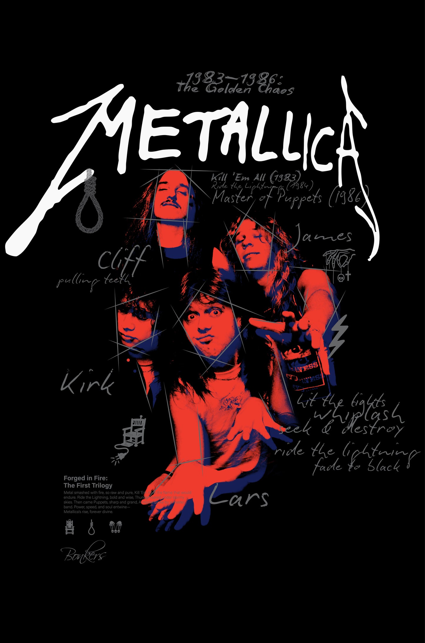 Metallica Kill 'Em All Oversized T-shirt