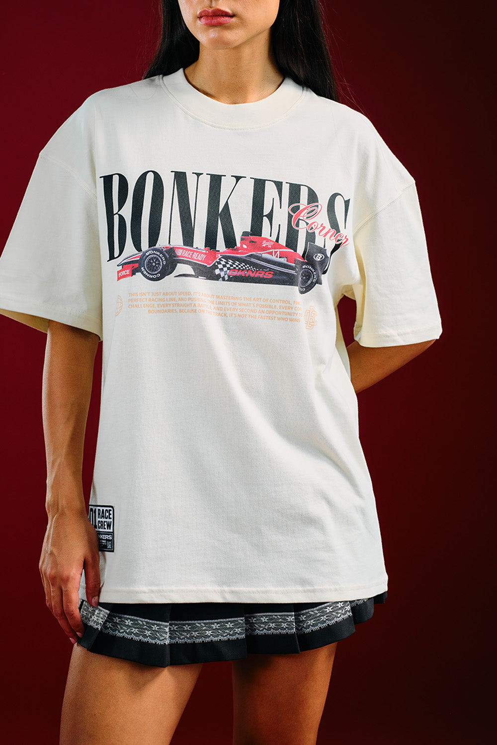 Need for Speed White Oversized T-shirt