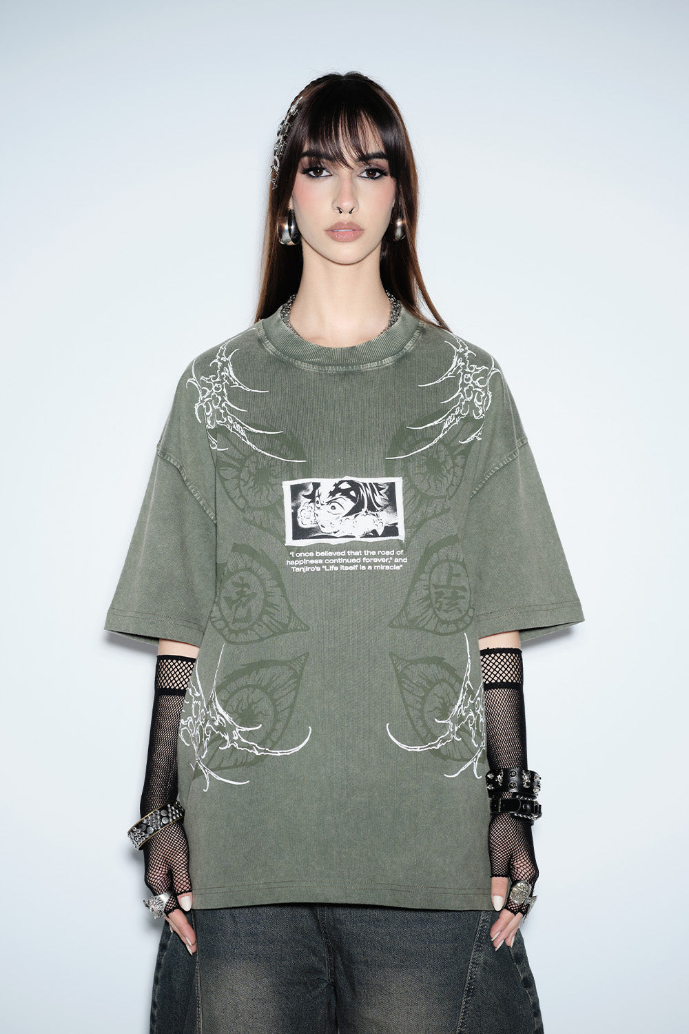 Nezuko's Curse Oversized T-shirt