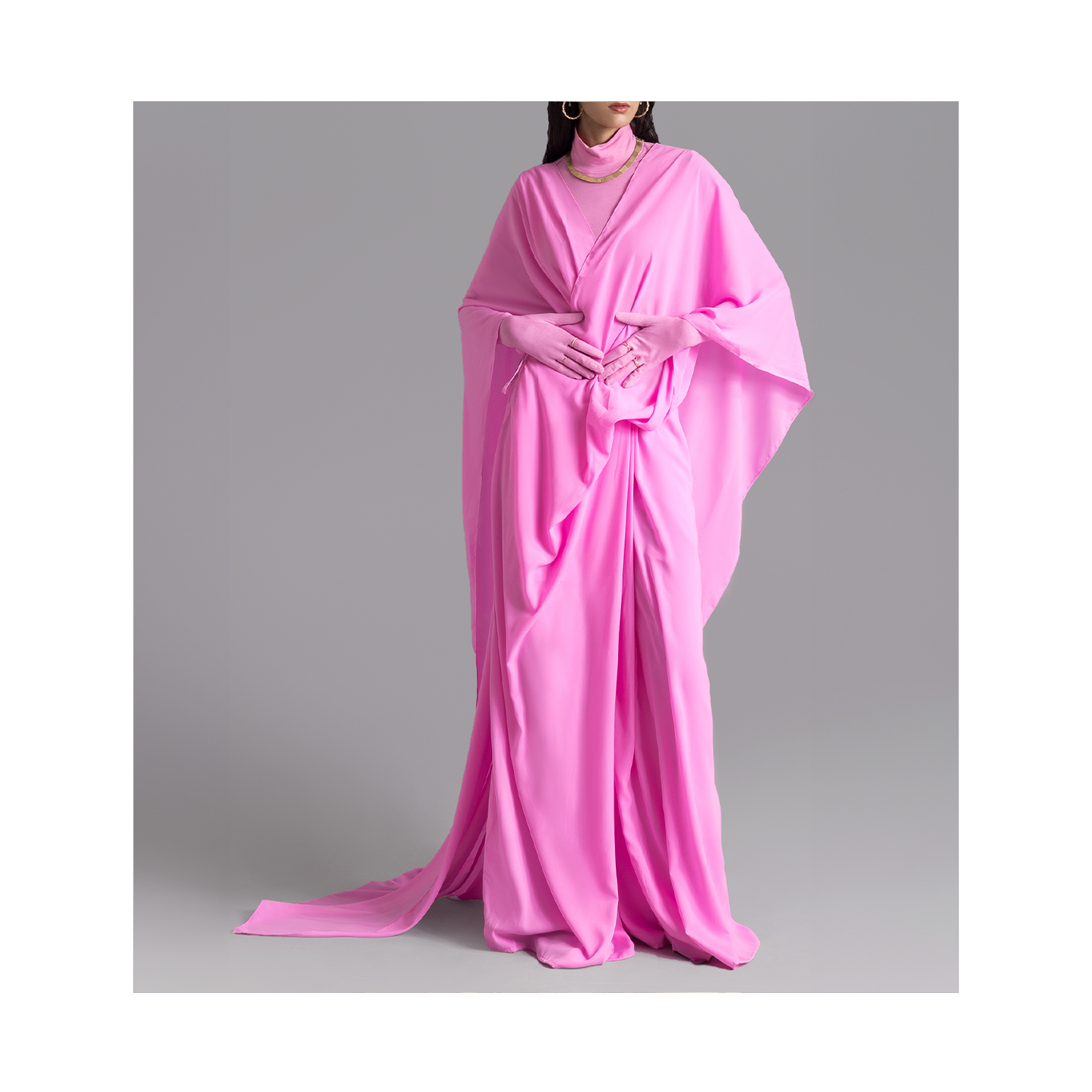 Hybrid Sari-Pants (Pink)